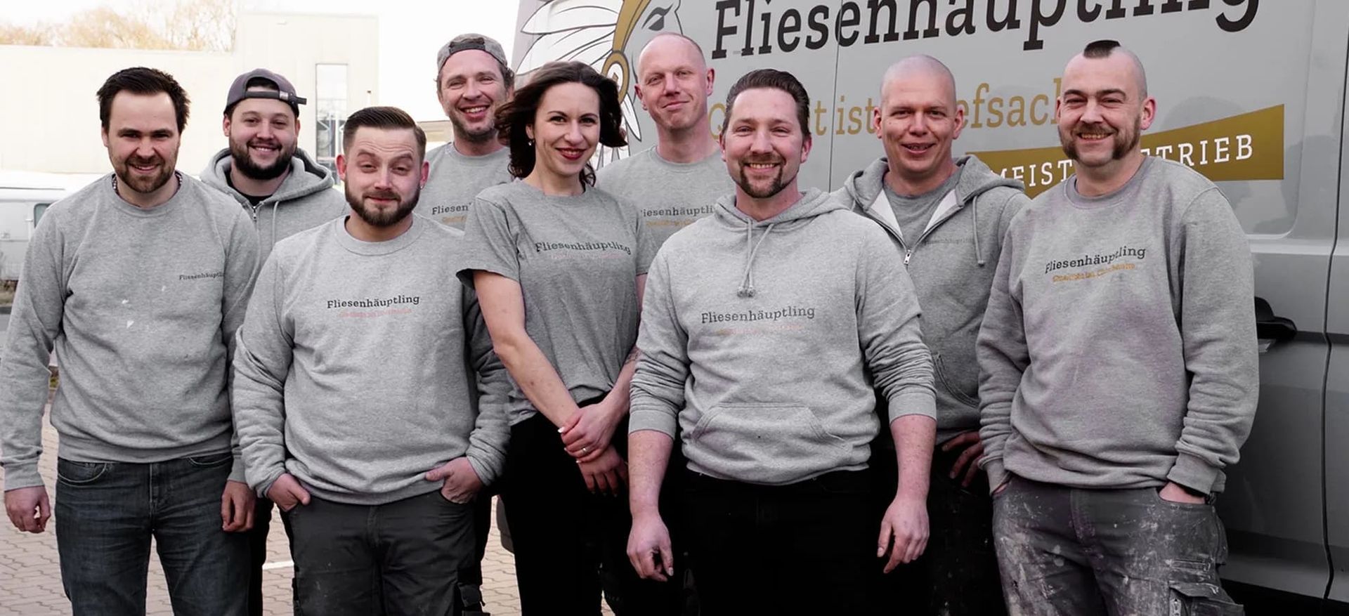 Das Team von Fliesenhäuptling